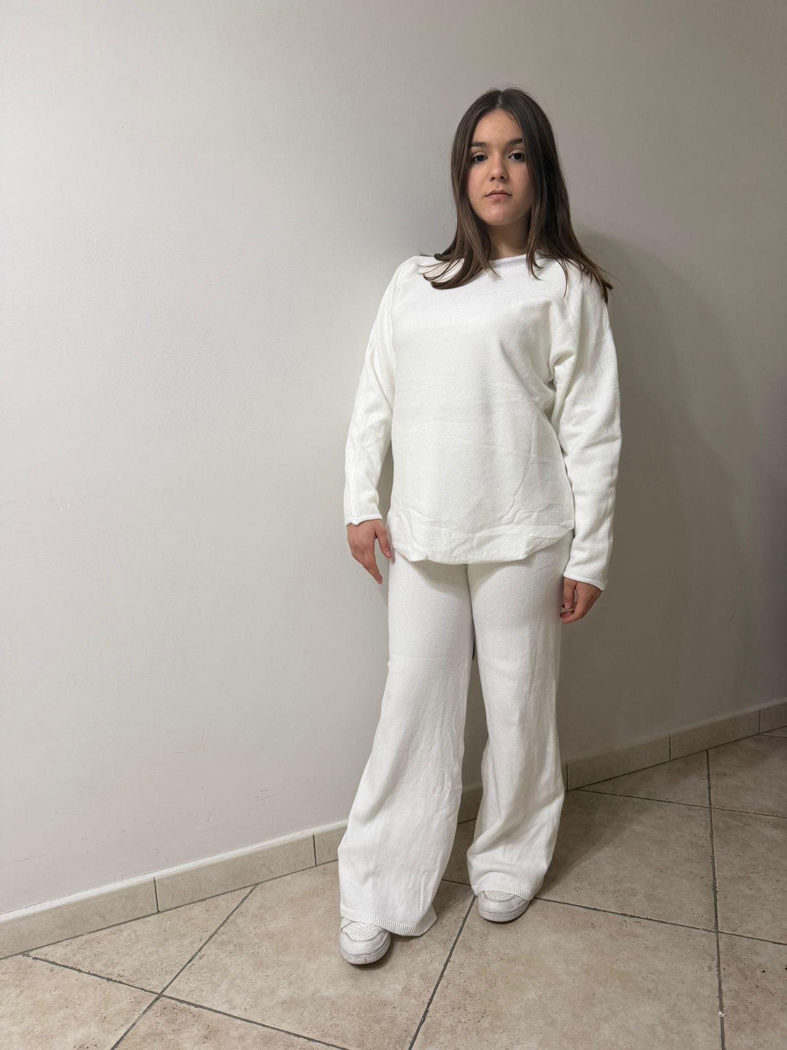 Coordinato In Lana White